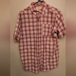 RedHead Men's Red Plaid Casual Shirt